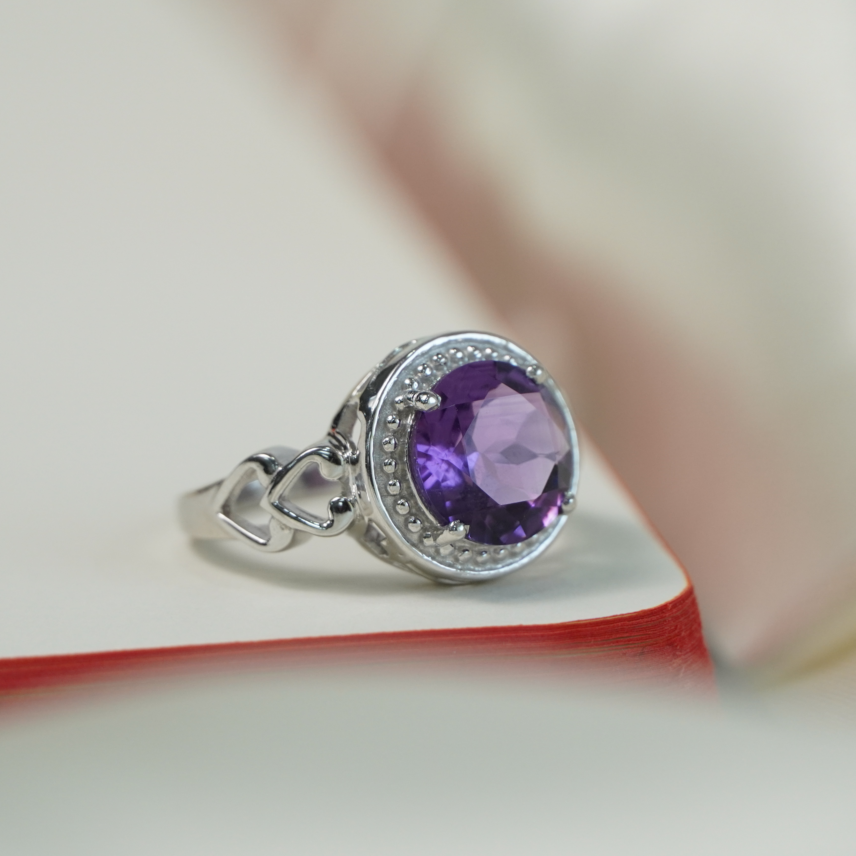 Amazing Amethyst Engagement Ring | Jewelry by Johan - Jewelry by Johan